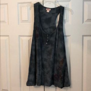 Mossimo XL Flowy Tie dye floral tank